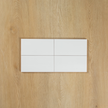 White Gloss Pressed Edge