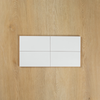 White Gloss Pressed Edge