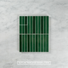 Porcelain Dark Green Glossy Mosaic