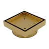 Floor Waste Bermuda Mega Square 50mm Gold