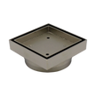 Floor Waste Bermuda Mega Square 50mm Brushed Nickel