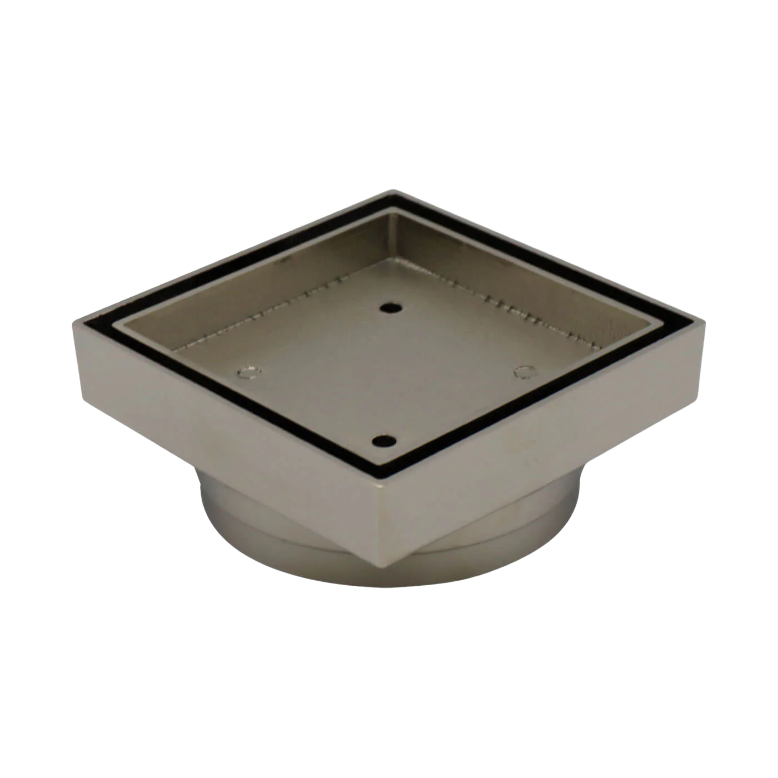 Floor Waste Bermuda Mega Square 50mm Brushed Nickel