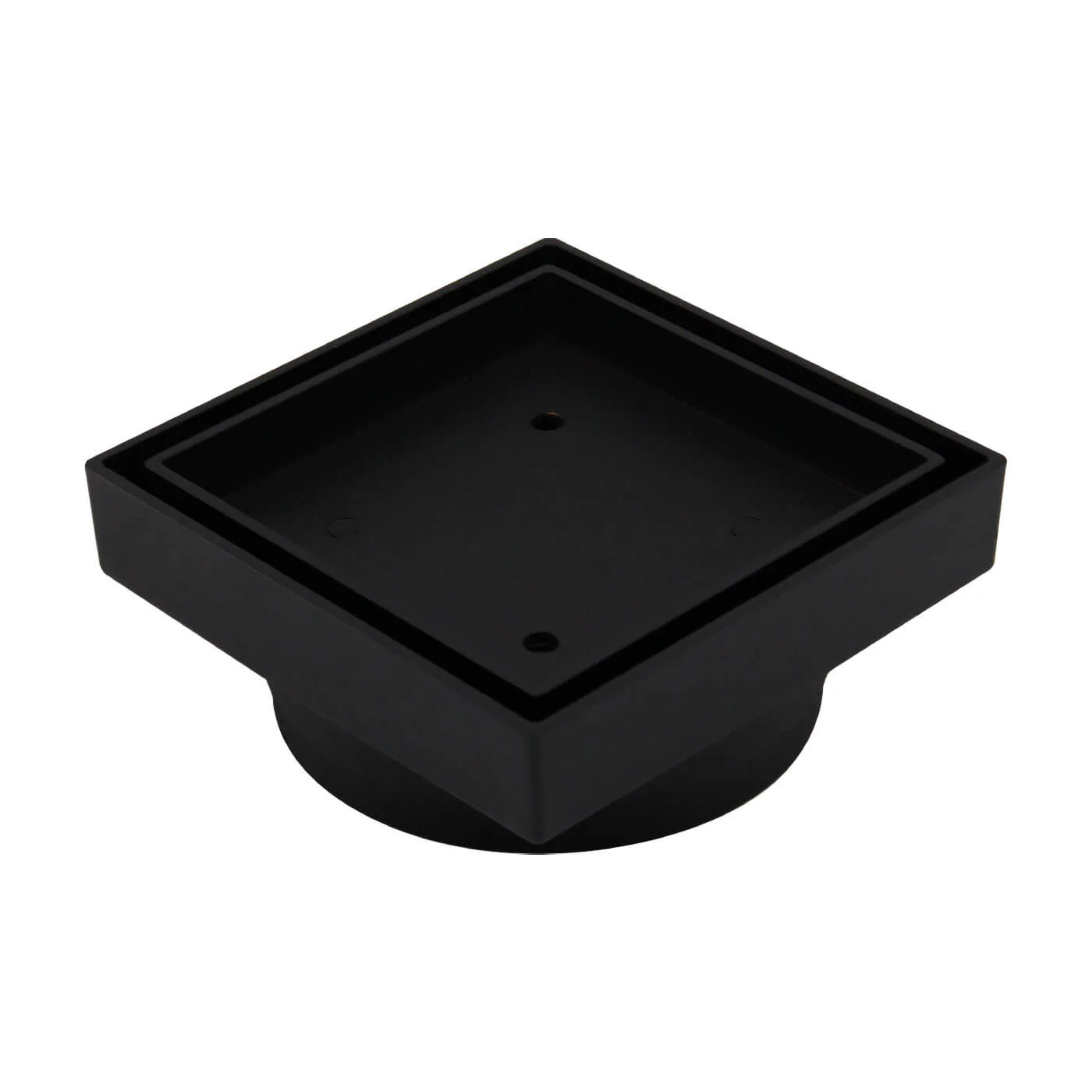 Floor Waste Bermuda Mega Square 80mm Matte Black