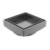 Floor Waste Bermuda Mega Square 50mm Brushed Gunmetal