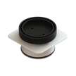 Floor Waste Bermuda Mega Round 100mm Matte Black