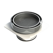 Floor Waste Bermuda Mega Round 80mm Chrome