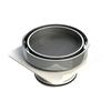 Floor Waste Bermuda Mega Round 80mm Chrome