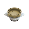 Floor Waste Bermuda Mega Round 50mm Brushed Gold