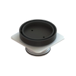 Floor Waste Bermuda Mega Round 80mm Matte Black
