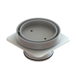 Floor Waste Bermuda Mega Round 100mm Brushed Nickel