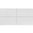 White Gloss Pressed Edge
