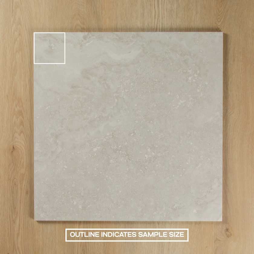 Roma Crosscut Travertine Silver Matte