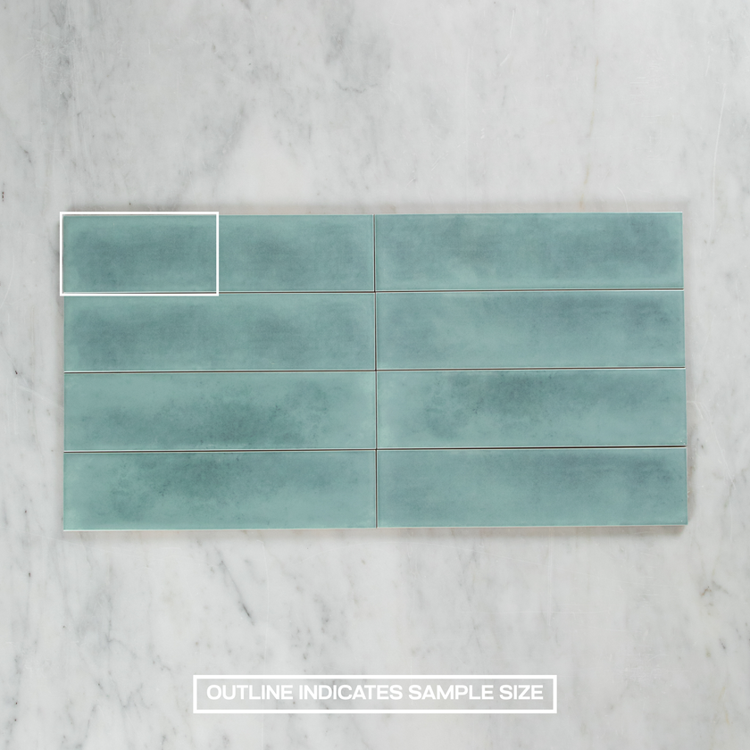 Boutique Mint Gloss Subway Ripple