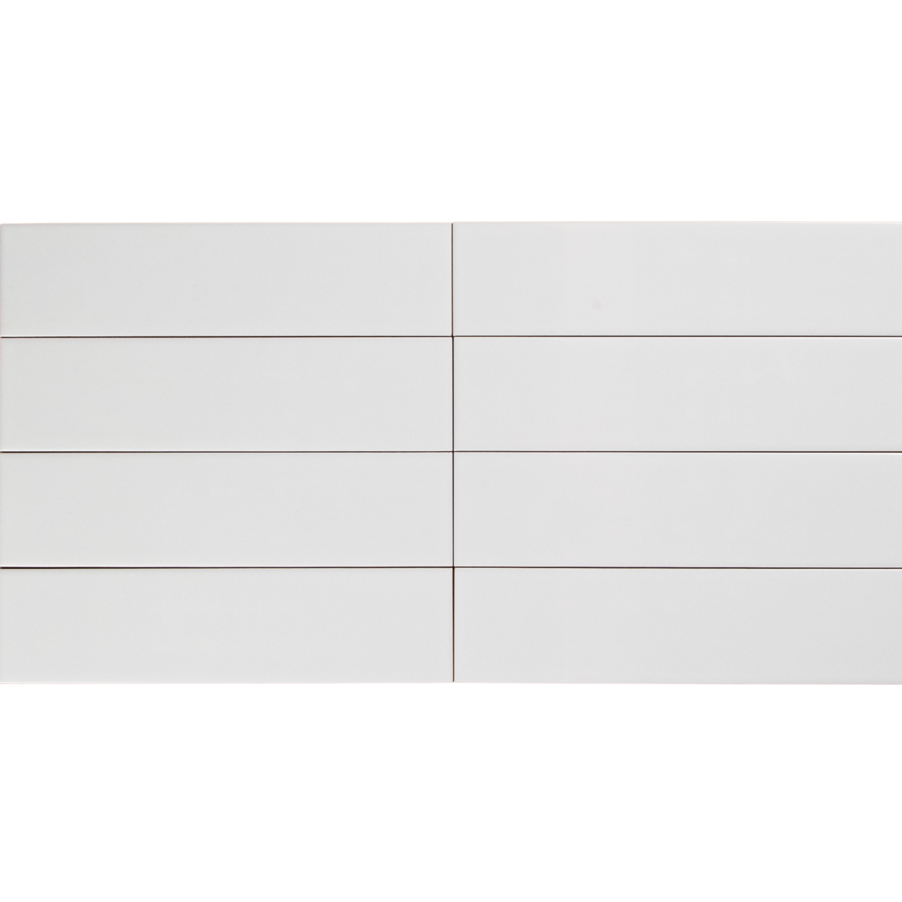 White Gloss Subway Pressed Edge