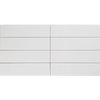 White Gloss Subway Pressed Edge