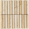 Travertine Beige Marble Flute Mosaic