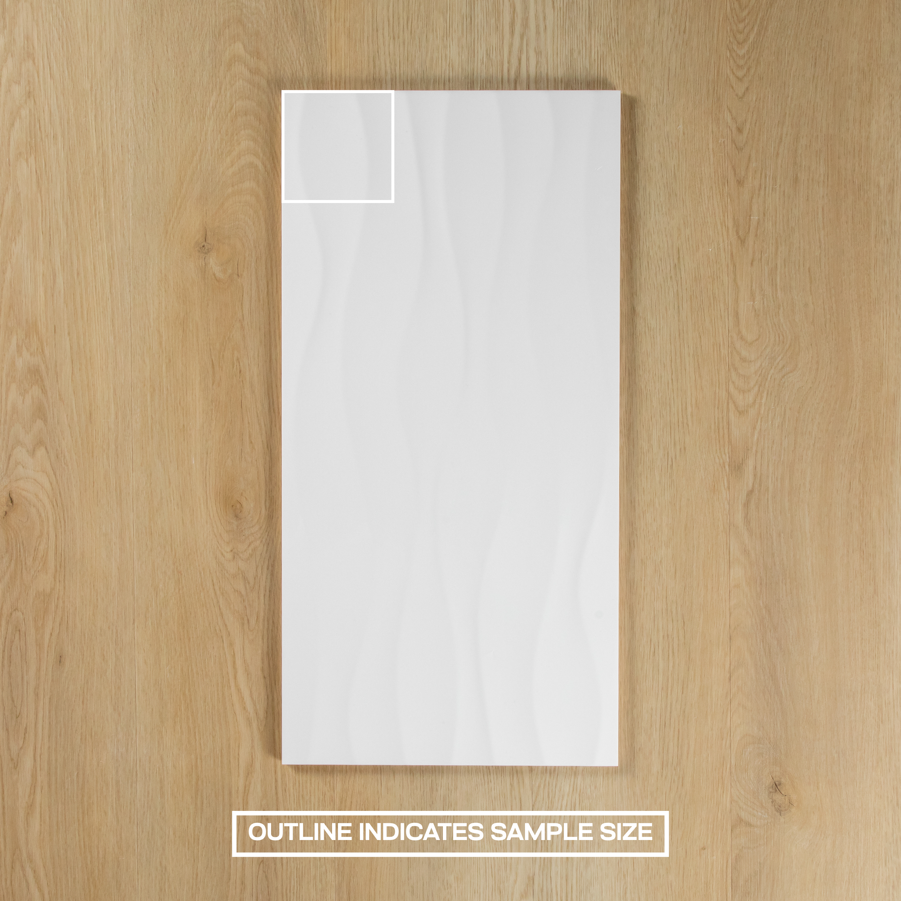Matrix Gloss White Onda 300 x 600
