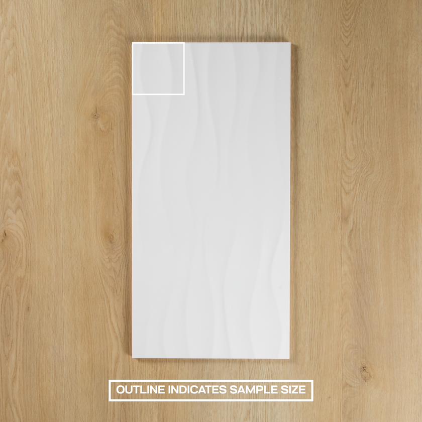 Matrix Gloss White Onda 300 x 600