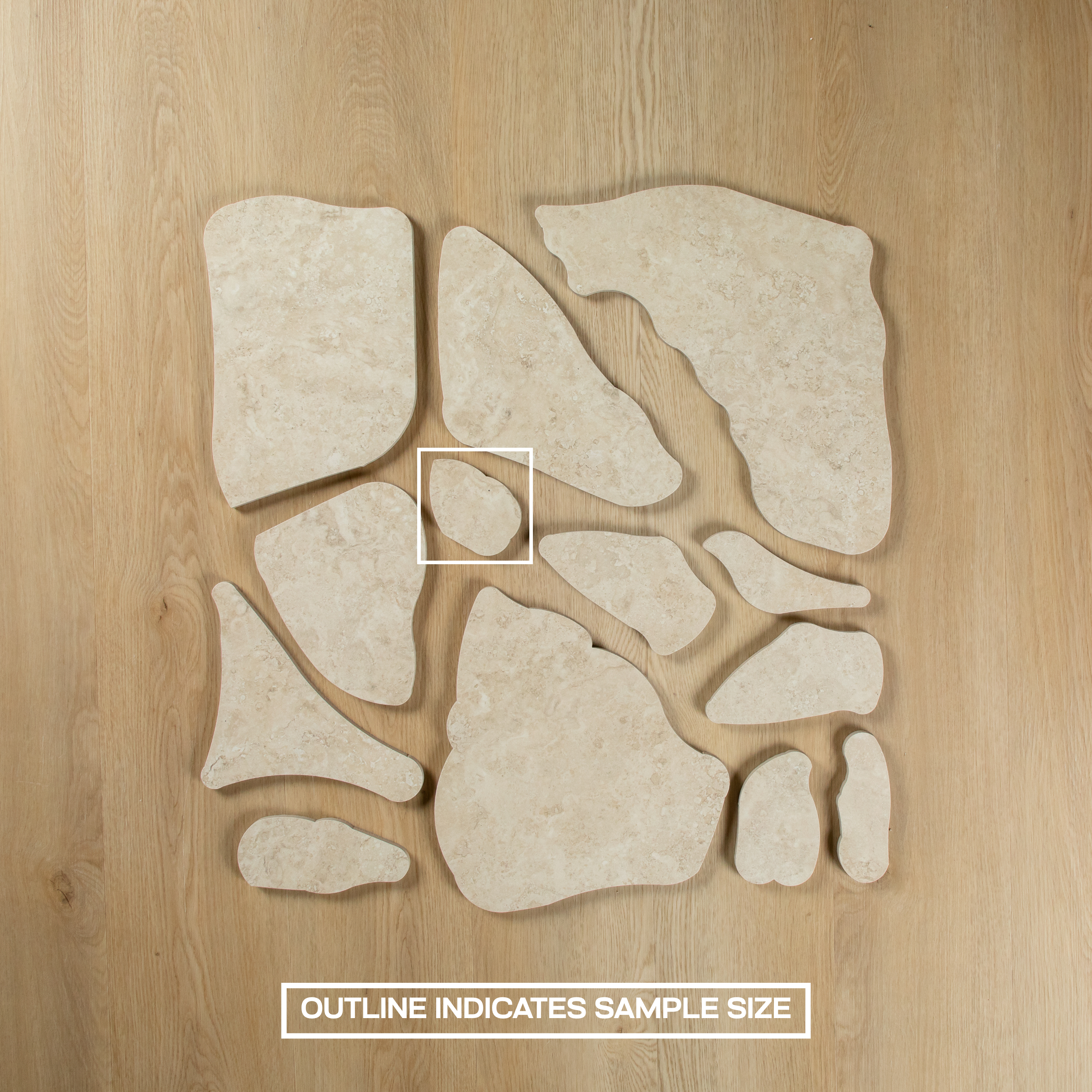 Travertine Stone Ivory Crazy Pave In Out