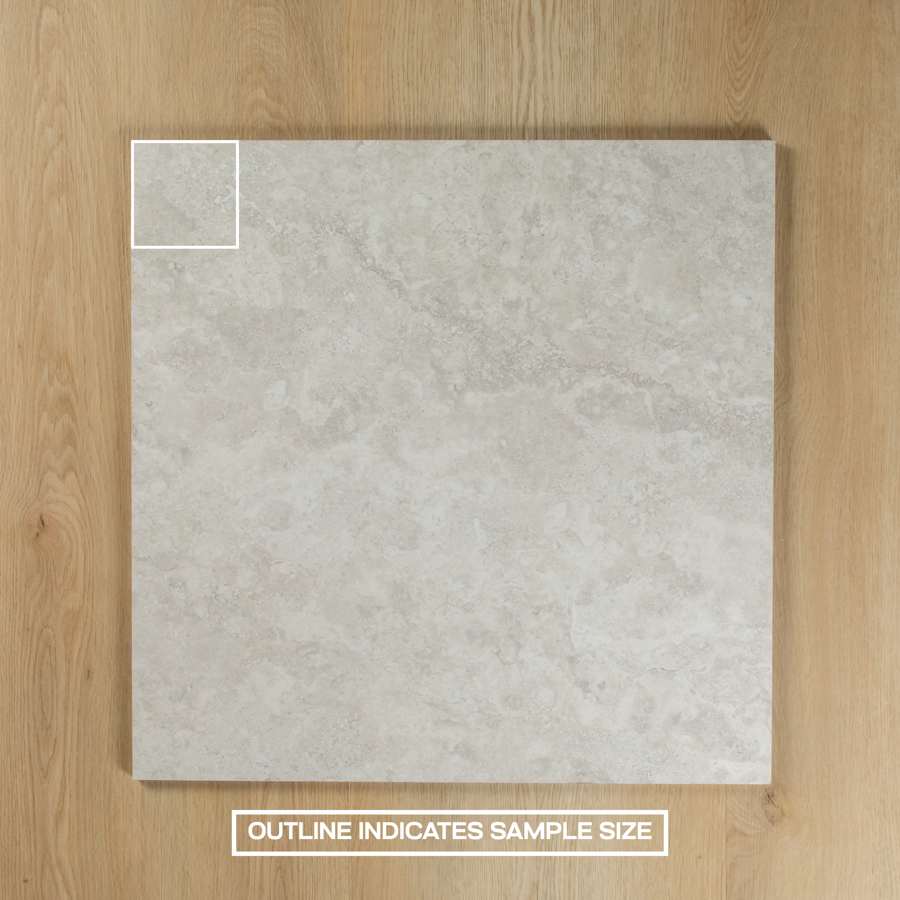 Travertine Stone Silver Matte