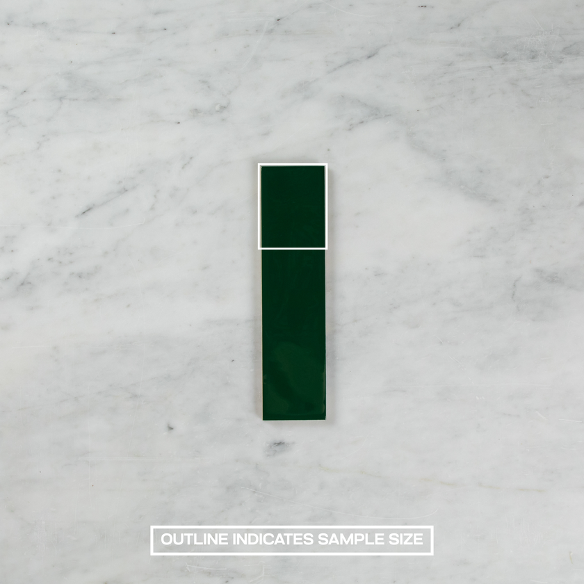 Wave Stone Green Gloss Subway