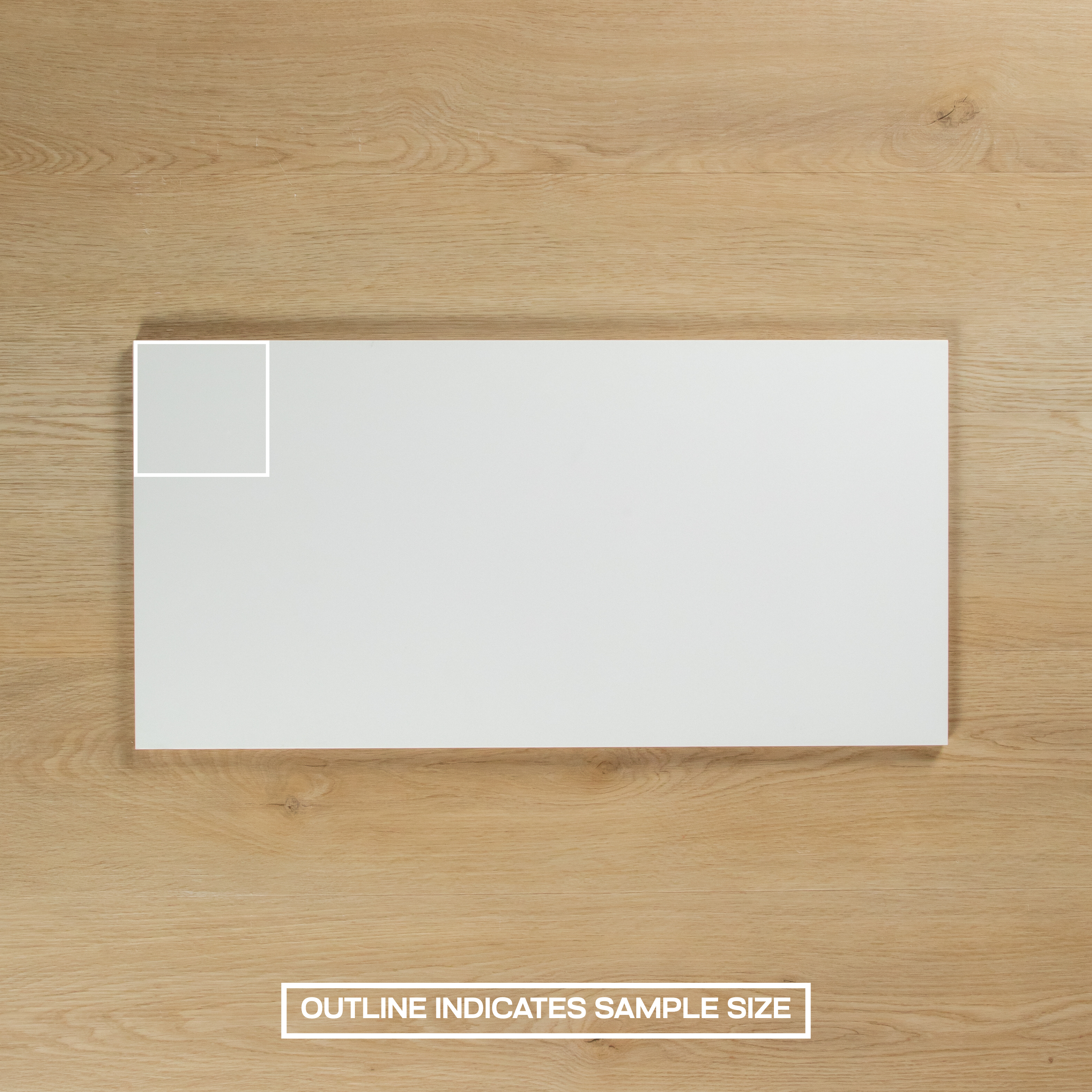 White Matte Pressed Edge
