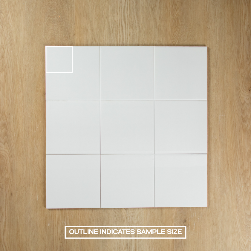 White Gloss Pressed Edge