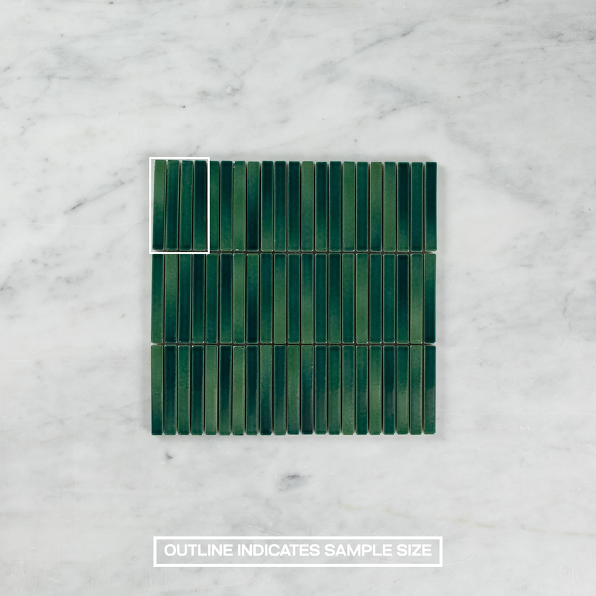 Cottesloe Antique Forrest Green Kit Kat Mosaic
