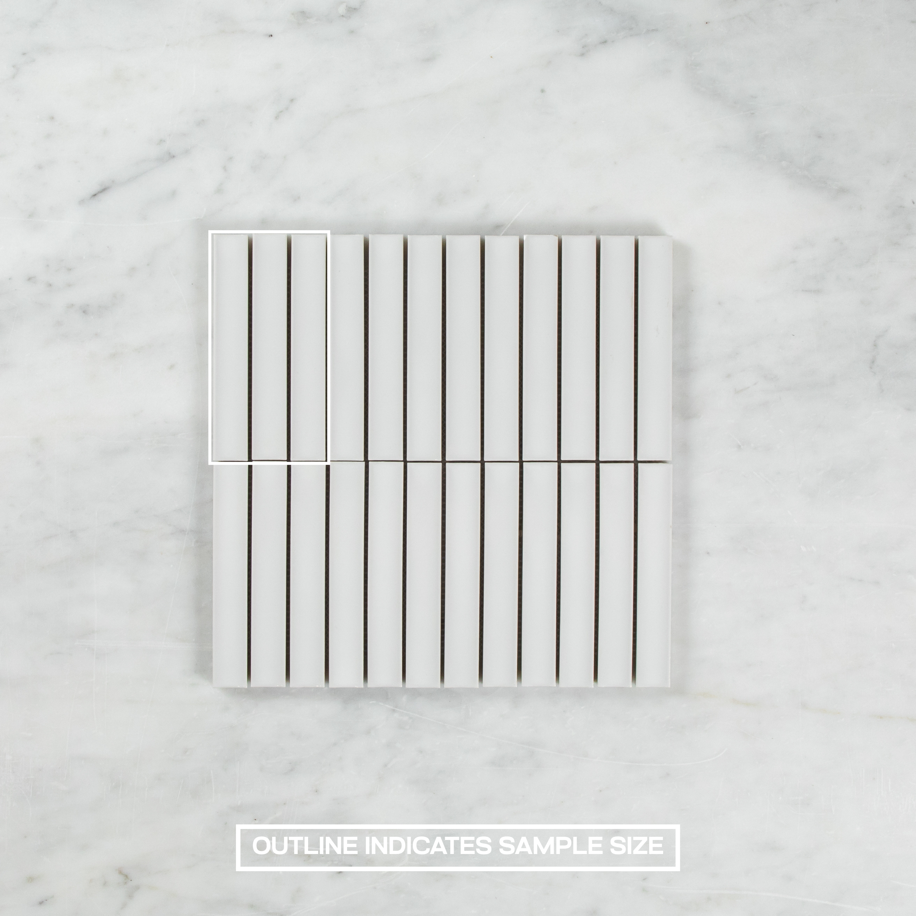 Clovelly Snow White Gloss Kit Kat Mosaic