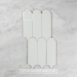 Flemmington Feather White Ripple Matte