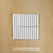 Clovelly White Grey Speckle Matte Concave Kit kat