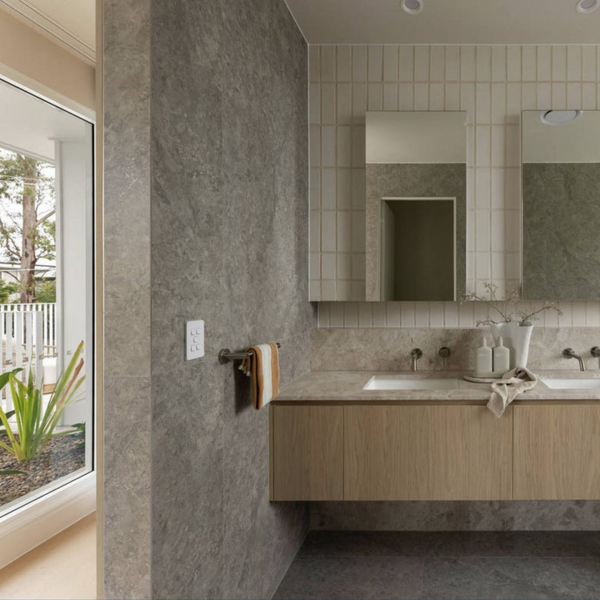 Travertine Stone Grigio Matte