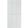 White Matte Subway Pressed Edge