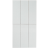 White Matte Subway Pressed Edge