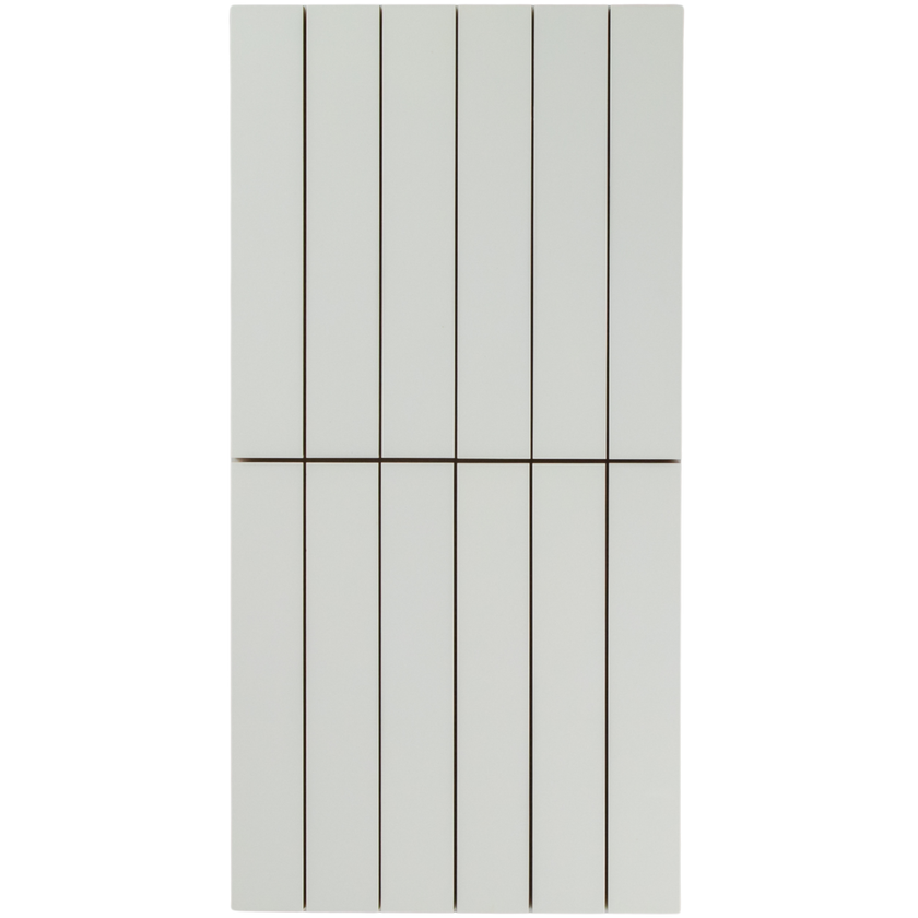 Matte White Rectified Mosaic