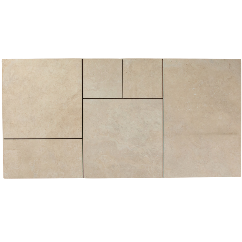 French Stone Beige French Pattern  In Out