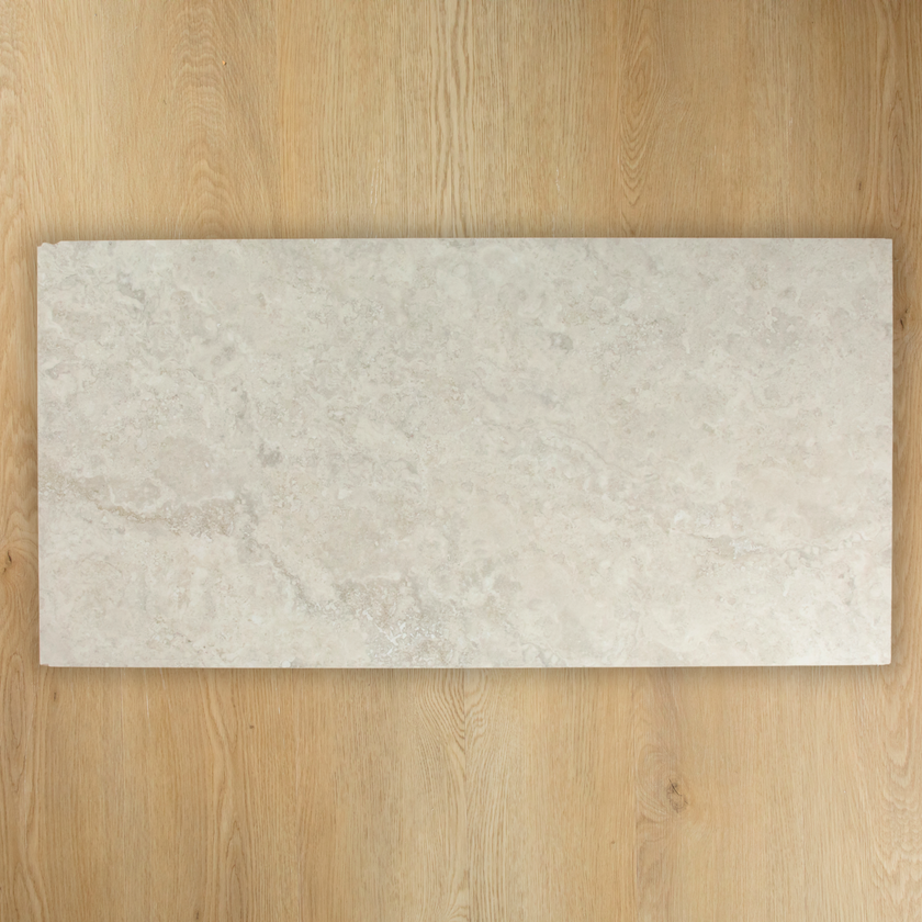 Travertine Stone Silver Matte
