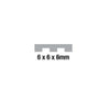 Adhesive Notched Trowel 6mm with Rubber Handle