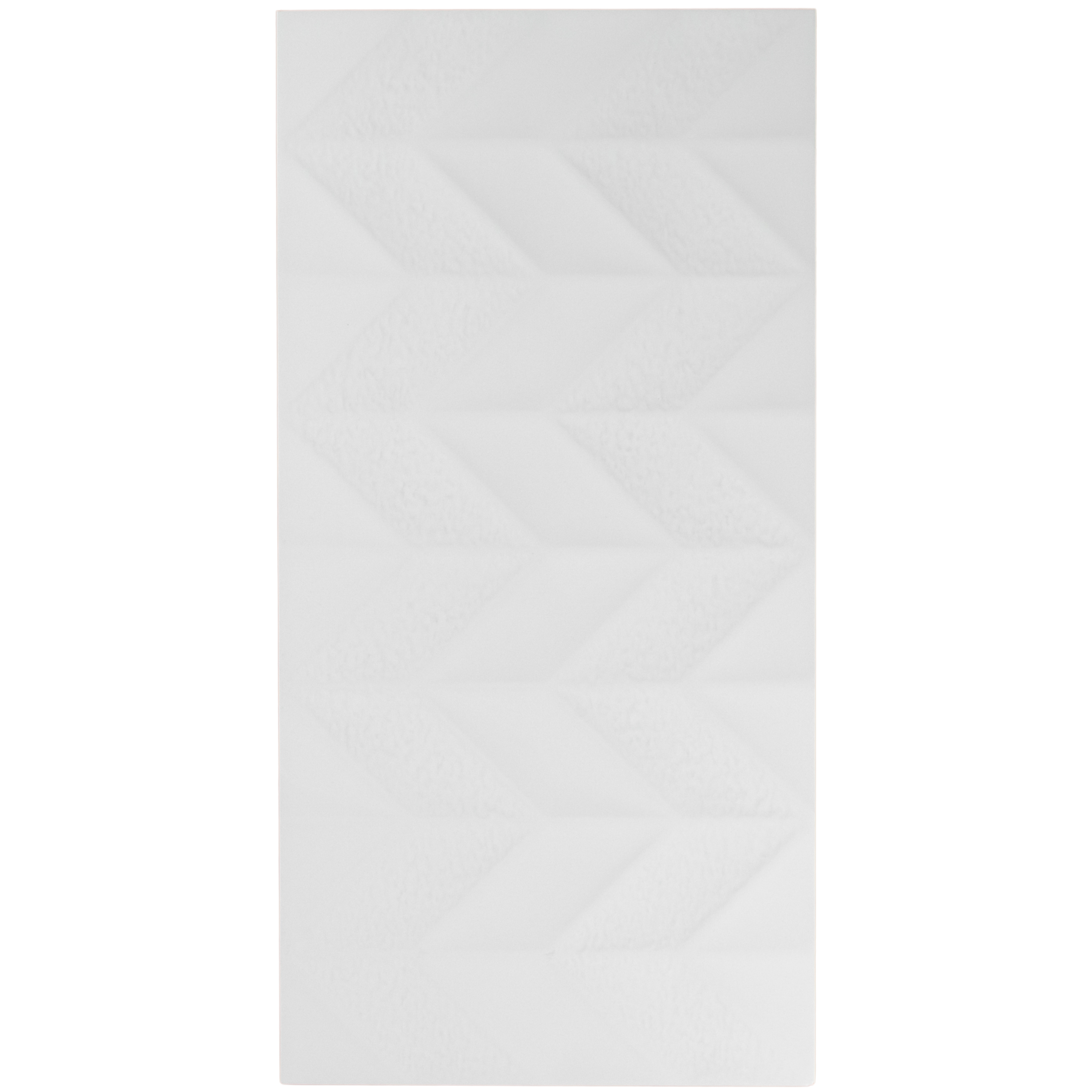 Chevron White Matte