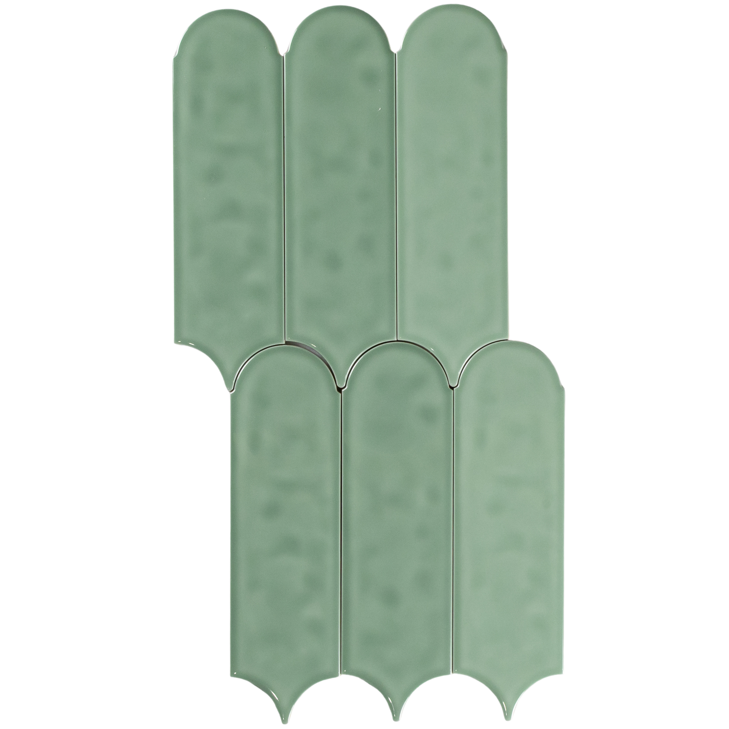 Flemmington Feather Light Green Ripple Gloss