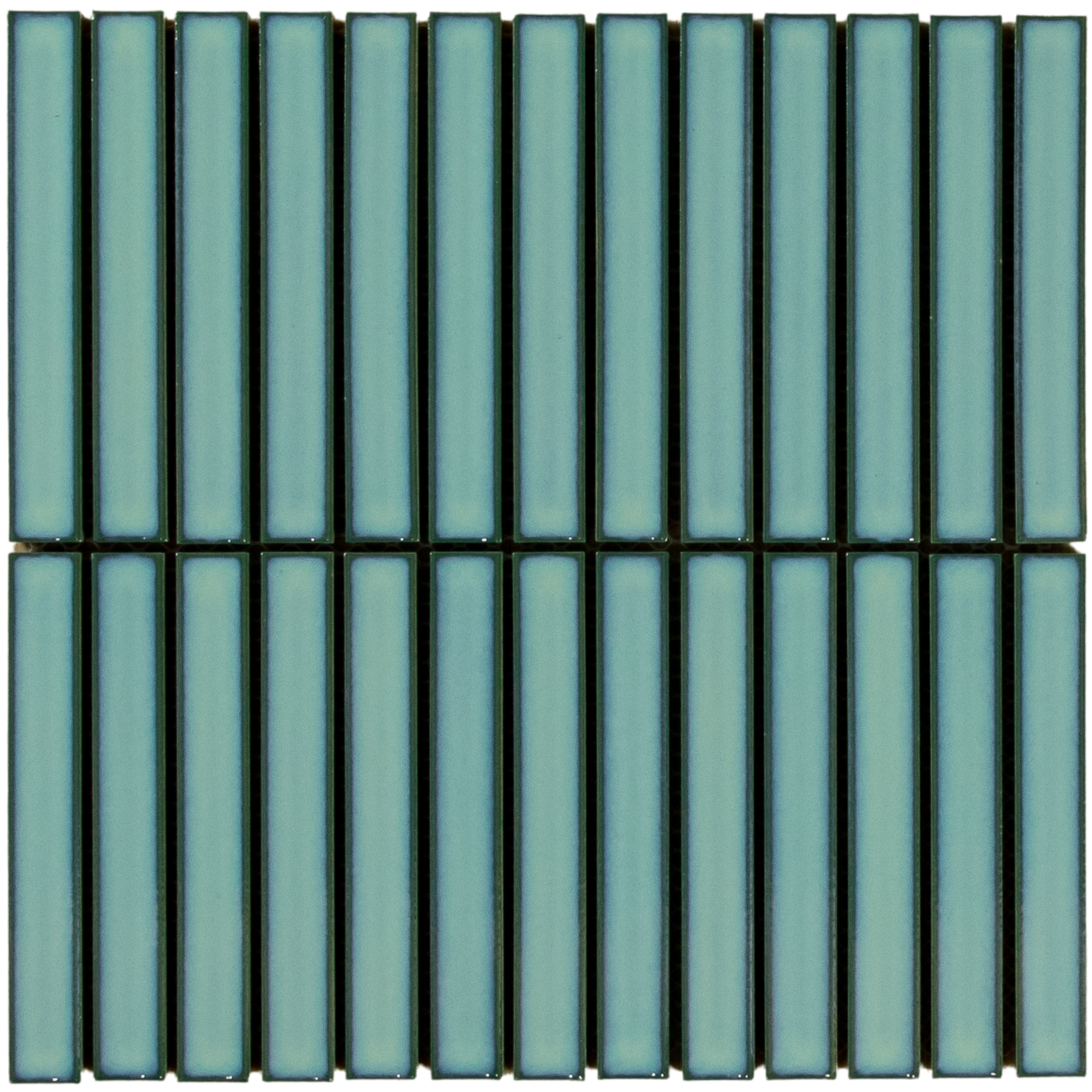 Clovelly Antique Light Green Gloss Kit Kat Mosaic Mosaic