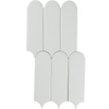 Flemmington Feather White Ripple Matte