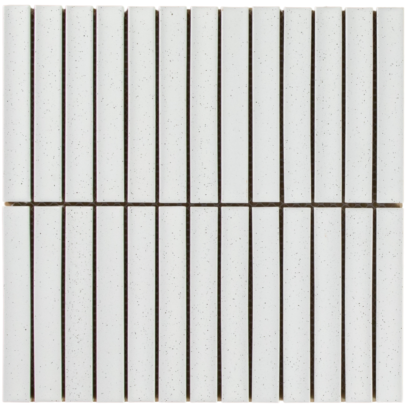 Clovelly White Grey Speckle Matte Concave Kit kat