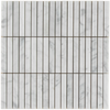 Carrara Marble Mosaic Kit Kat Natural Stone