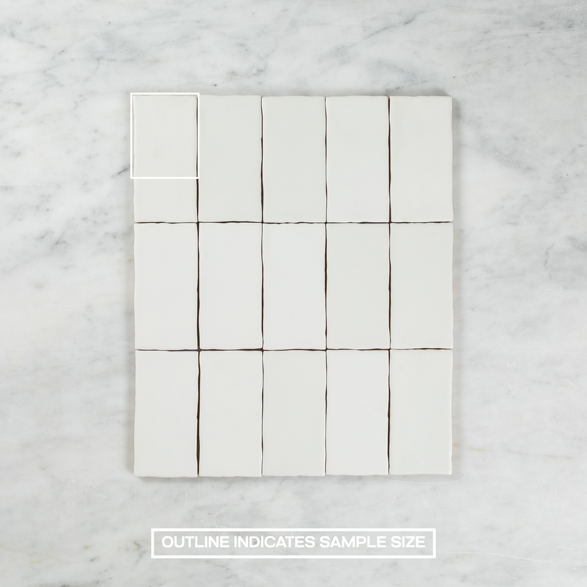 Noosa White Matte Wave