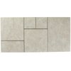Travertine Stone Silver French Pattern