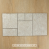 Travertine Stone Silver French Pattern