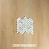 Ming Green Small Herringbone Honed Mosaic