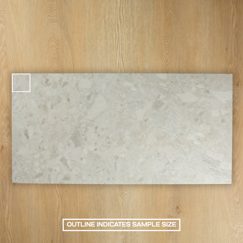 Terrazzo Stone Light Grey In Out