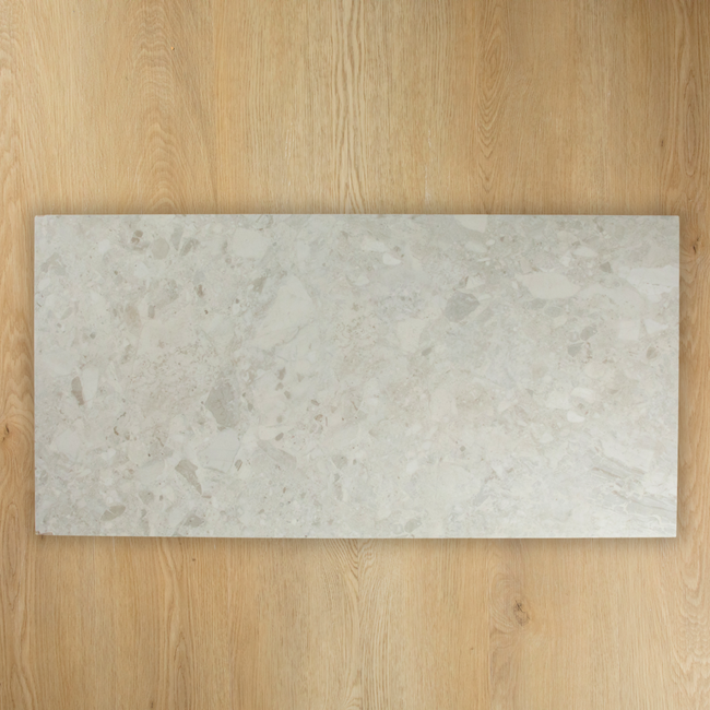 Terrazzo Stone Light Grey In Out